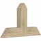 Ekena Millwork Portland Rough Sawn Timber Gable Bracket, Douglas Fir, 36"W x 23"H x 4"D x 6"F, 15/12 Pitch GBW036X23X0406POR00RDF - alternate 5